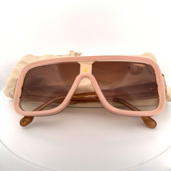 Carrera Ducati Collection Sunglasses in Nude Pink with Gradient Lenses - Picture 1 of 5